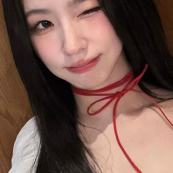 Zhao Meiyan with red Korean velvet neck strap neck strap choker ribbon accessories clavicle chain silk scarf necklace