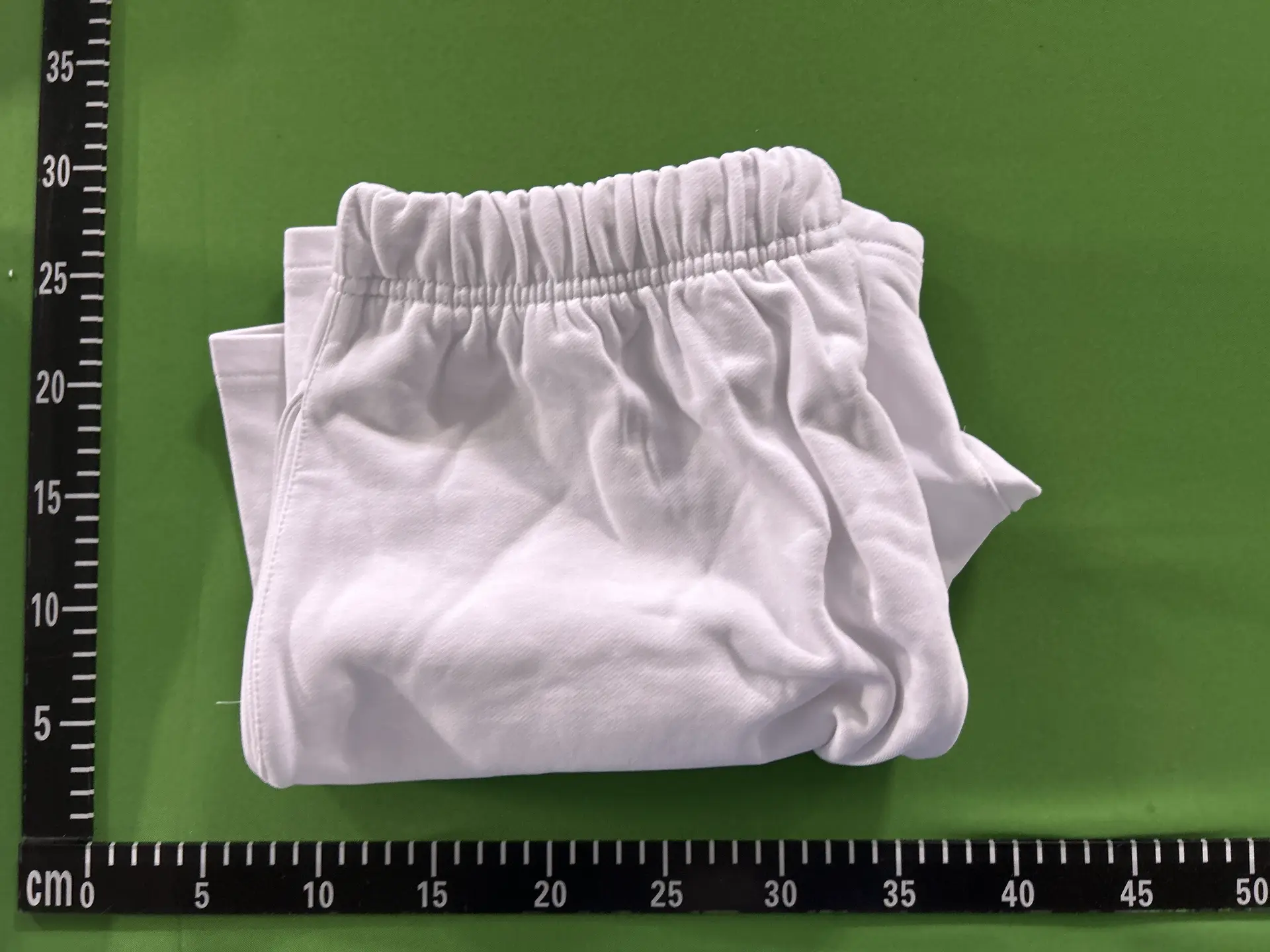 White Solid Color Loose American Vintage Casual Straight Shorts