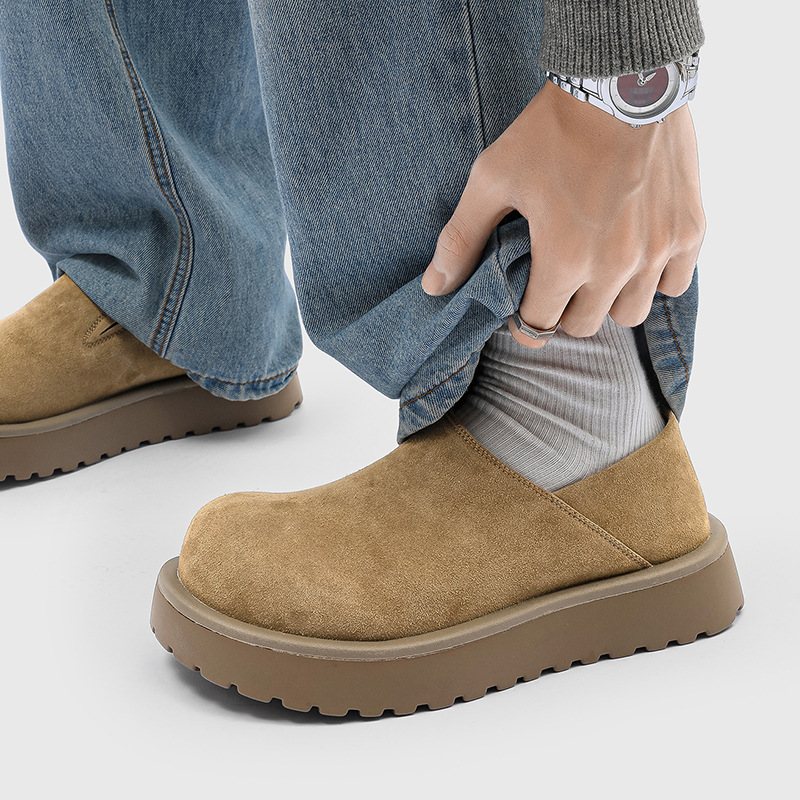 2026 Spring New Versatile Mule Shoes, Large-Toe Slip-On Loafers, Trendy Fashion Style, Thick-Soled Slip-On Birkenstock Shoes