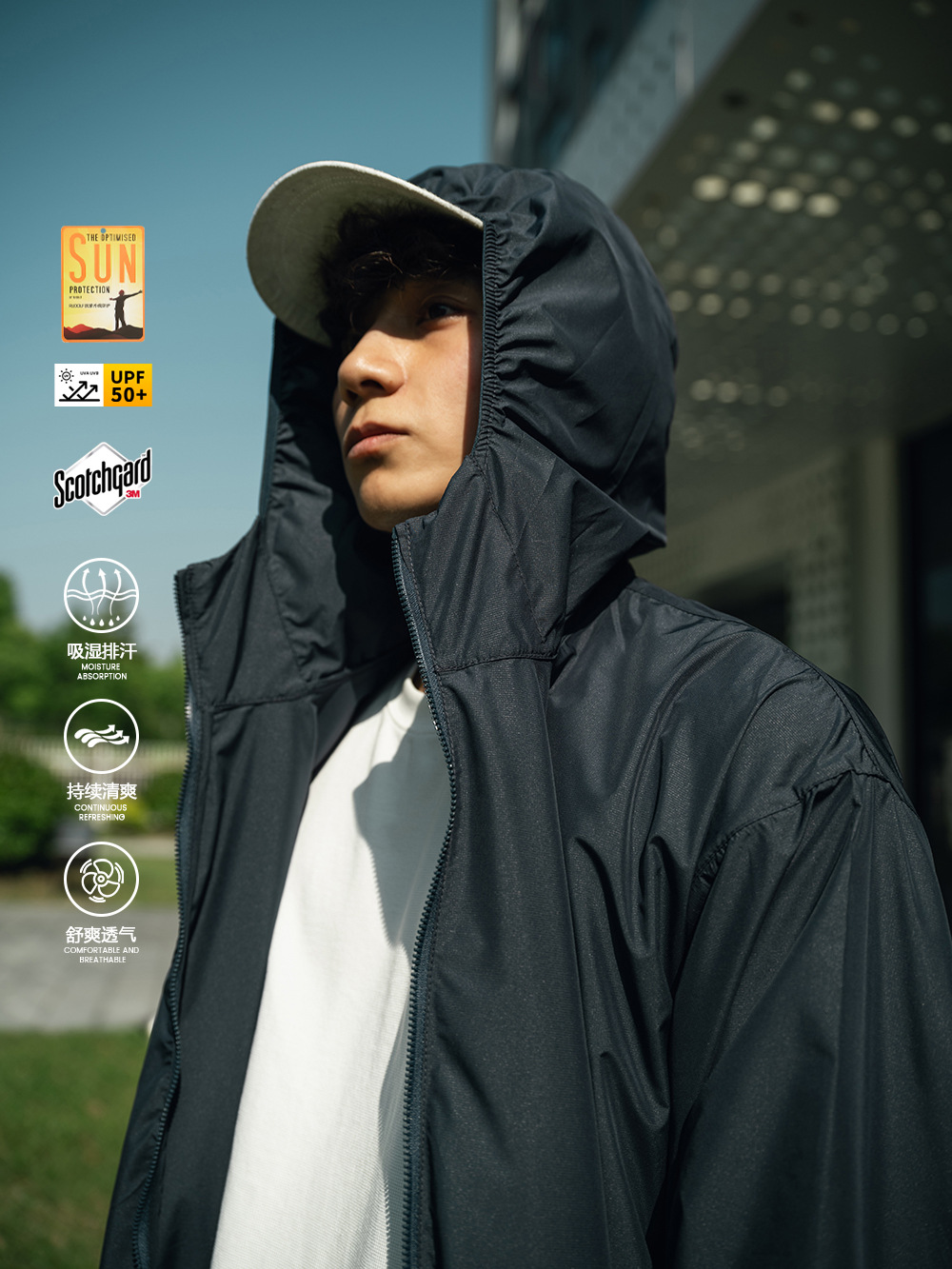 Trs Men's Clothing | 25Ss Japanese Style 3m Moisture-Wicking Upf50+ Skin Clothing Outdoor Light and Breathable Fishing Sun Protection Clothing