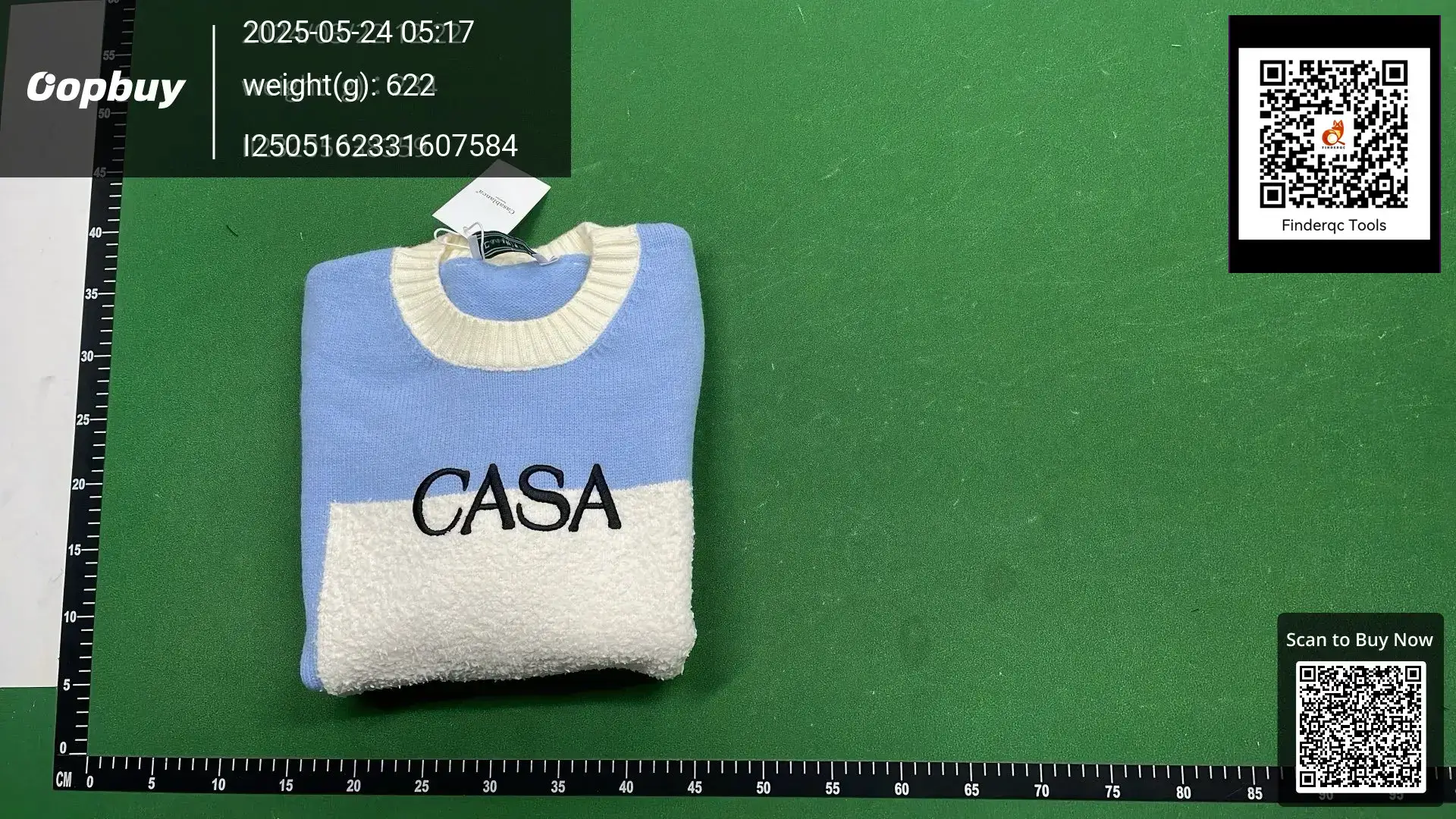Casablanca25FW Autumn and Winter New Embroidered Letter Logo Men's and Women's Loose Color-matching Knitted Pullover Sweater