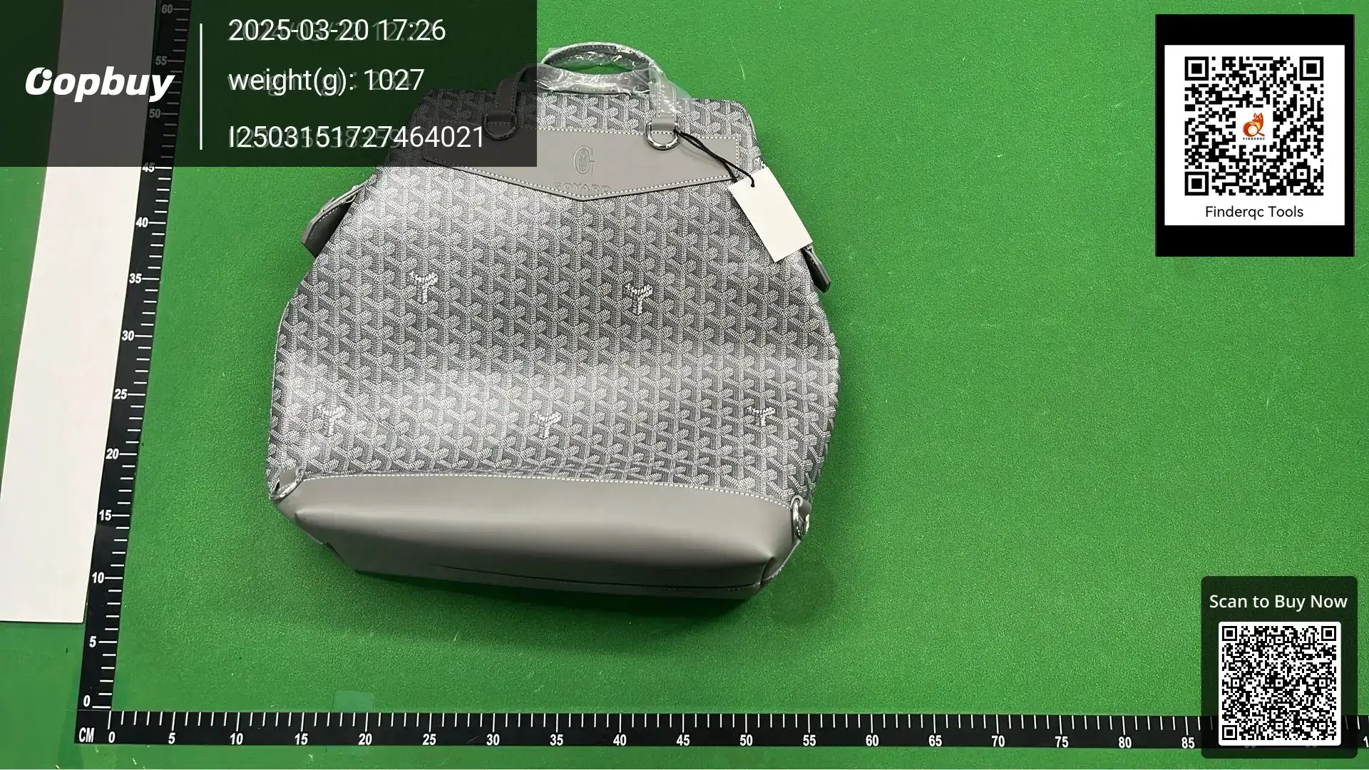 Goyard Belvedere Backpack Black