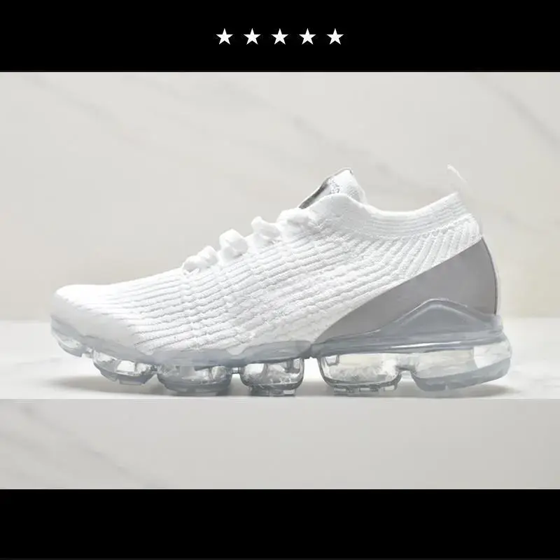 [Xiayang] Shoes Men's Shoes Weaving Running Shoes Full Palm Air Cushion Shoes Men's and Women's All Black Plaid Casual Shoes Sports Shoes