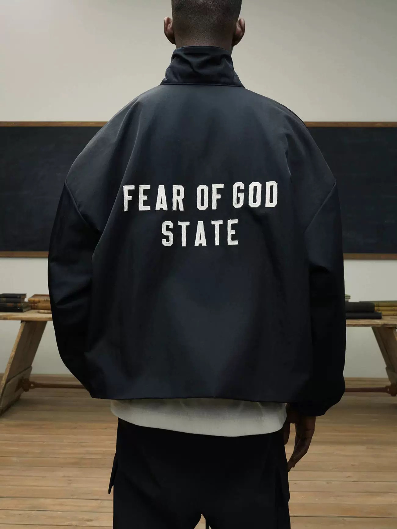 Fear of God Essentials Loose Casual Zipper Jacket for Men