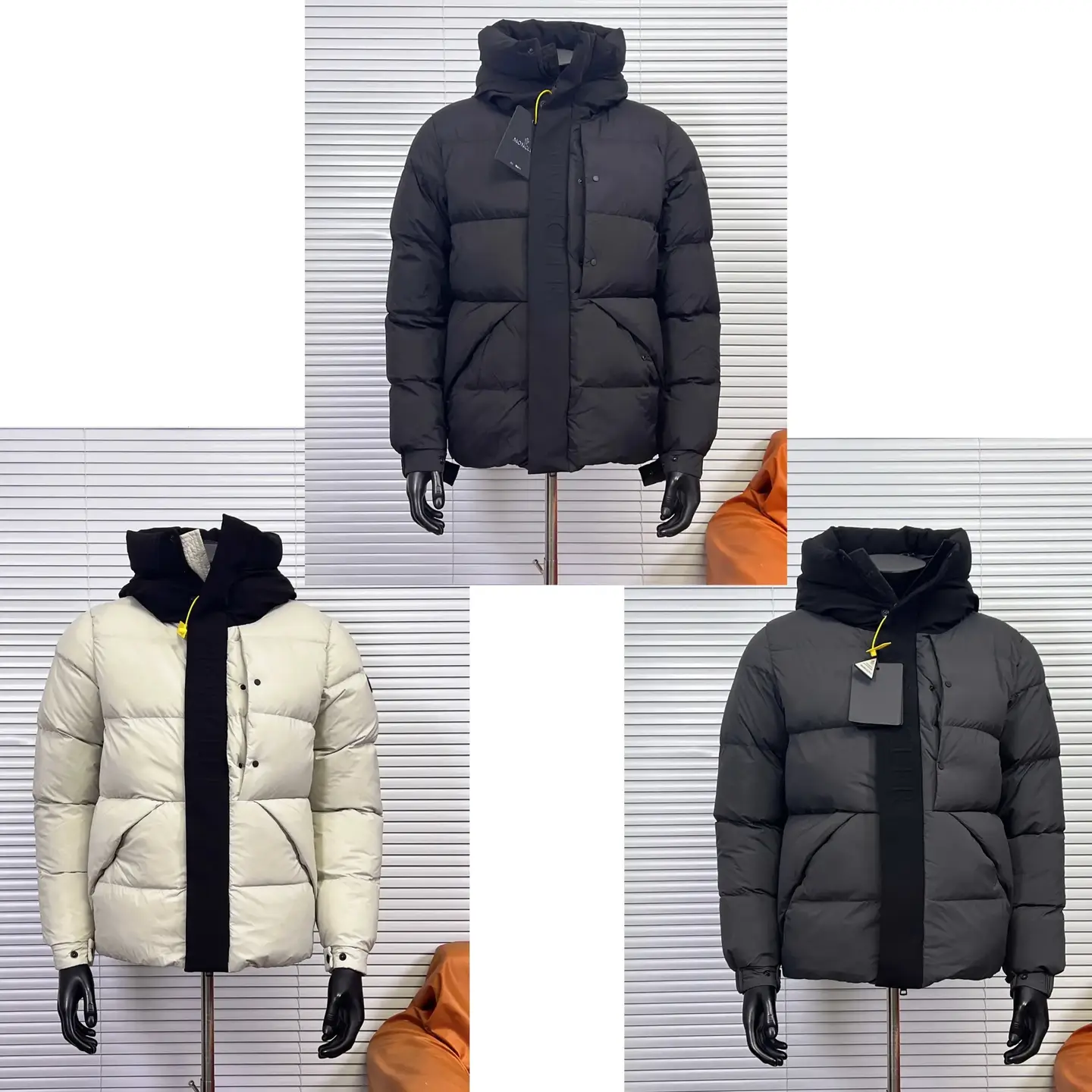 Mon1cler Madeira Black Label Blac*k Samurai/Cropped Down Jac*ket