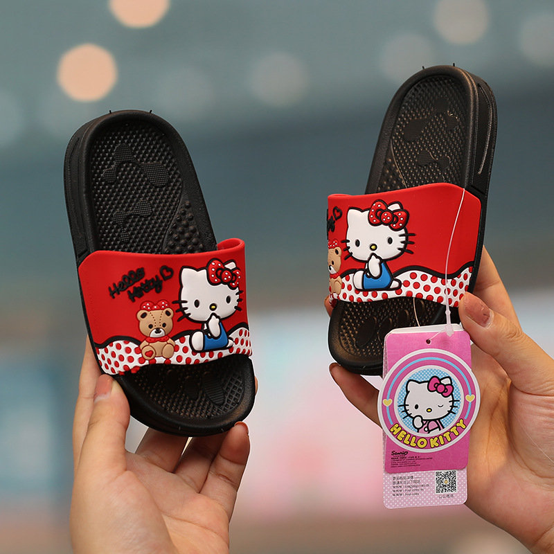 Children's Cartoon Children's Shoes Summer New Household Non-Slip Bathroom Outer Wear Slippers Men's Baby Beach Swimming Slippers