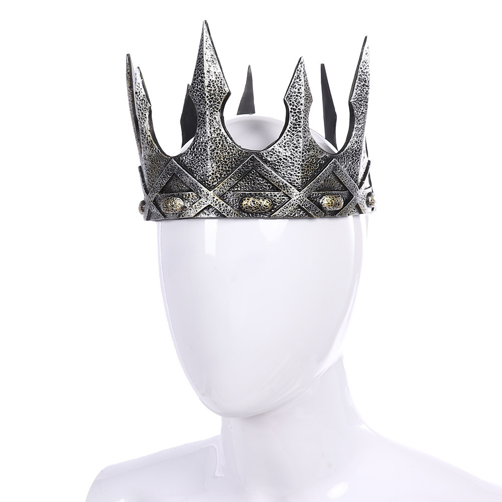 Halloween Ancient Greek King Headwear cos Halloween Masquerade Performance Props Foam Soft PU Crown