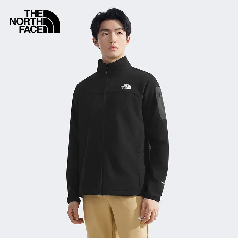 Thenorthface North Face Soft Shell Jacket Men's 25 Spring and Summer New arrival Outdoor Sports Windproof and Water-Repellent Outwear 8Dg2