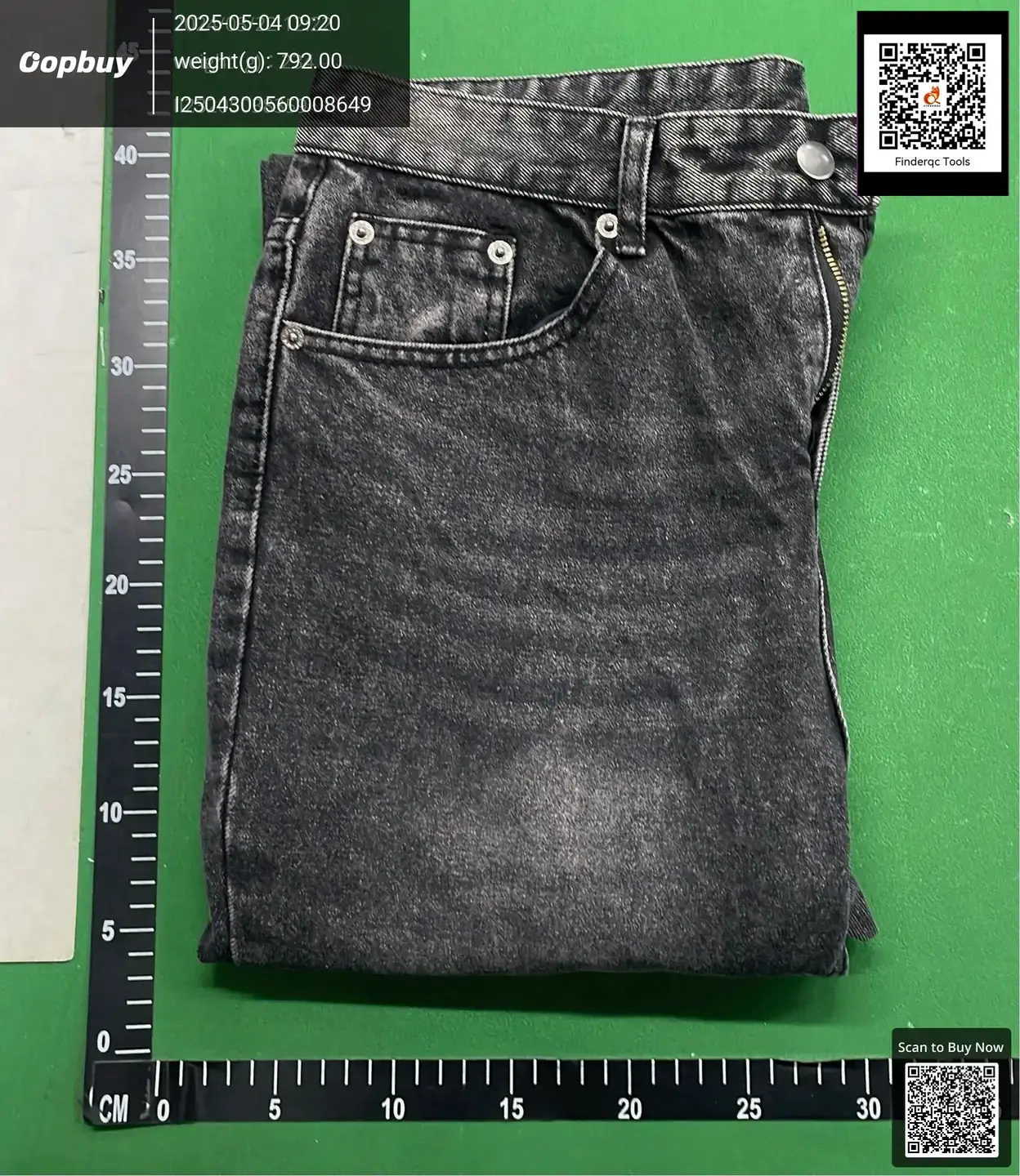 24Ss Ice Blue Black Gray Natural Washed Paris Bootcut Color Slightly Flared Pants Jeans Casual and Versatile