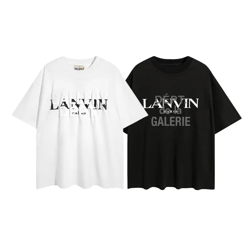 Co-Gallery Dept High Street Loose Short-sleeved Couple T-shirt Men and Women Couple Cotton Base tee