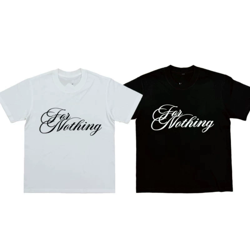 Kk11 Nine Vicious For Noting NV tee slogan printed short sleeved T-shirt with loose neckline