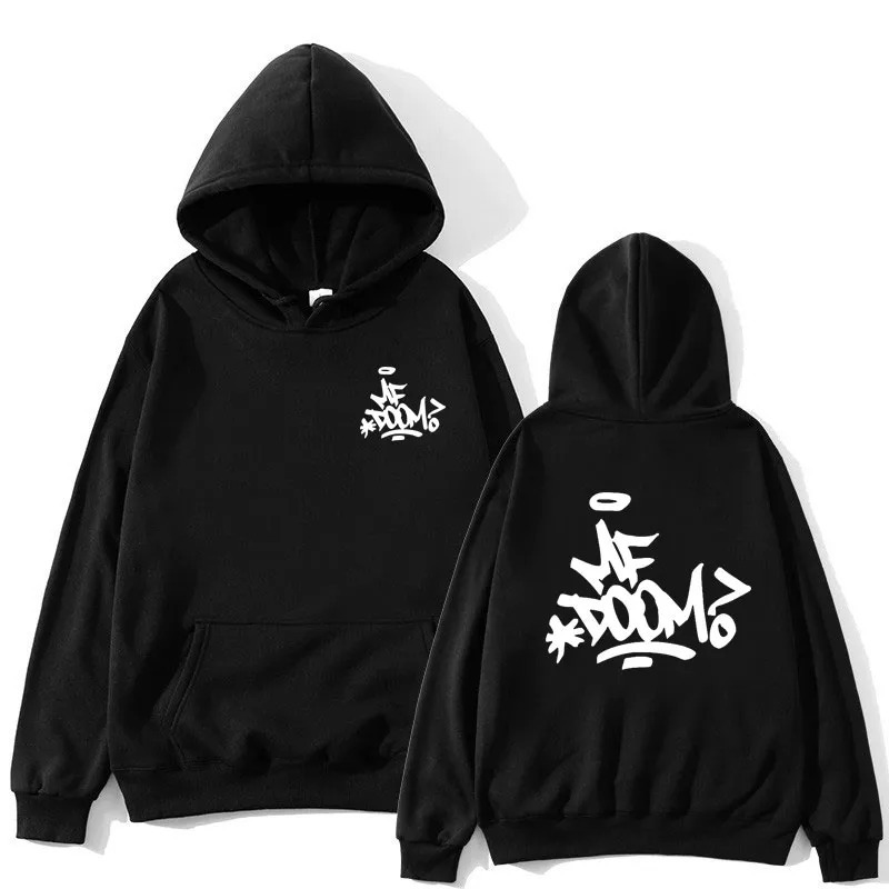 Newrapper Mf Doom Madvillain the Masked Man Hoodie Harajuku