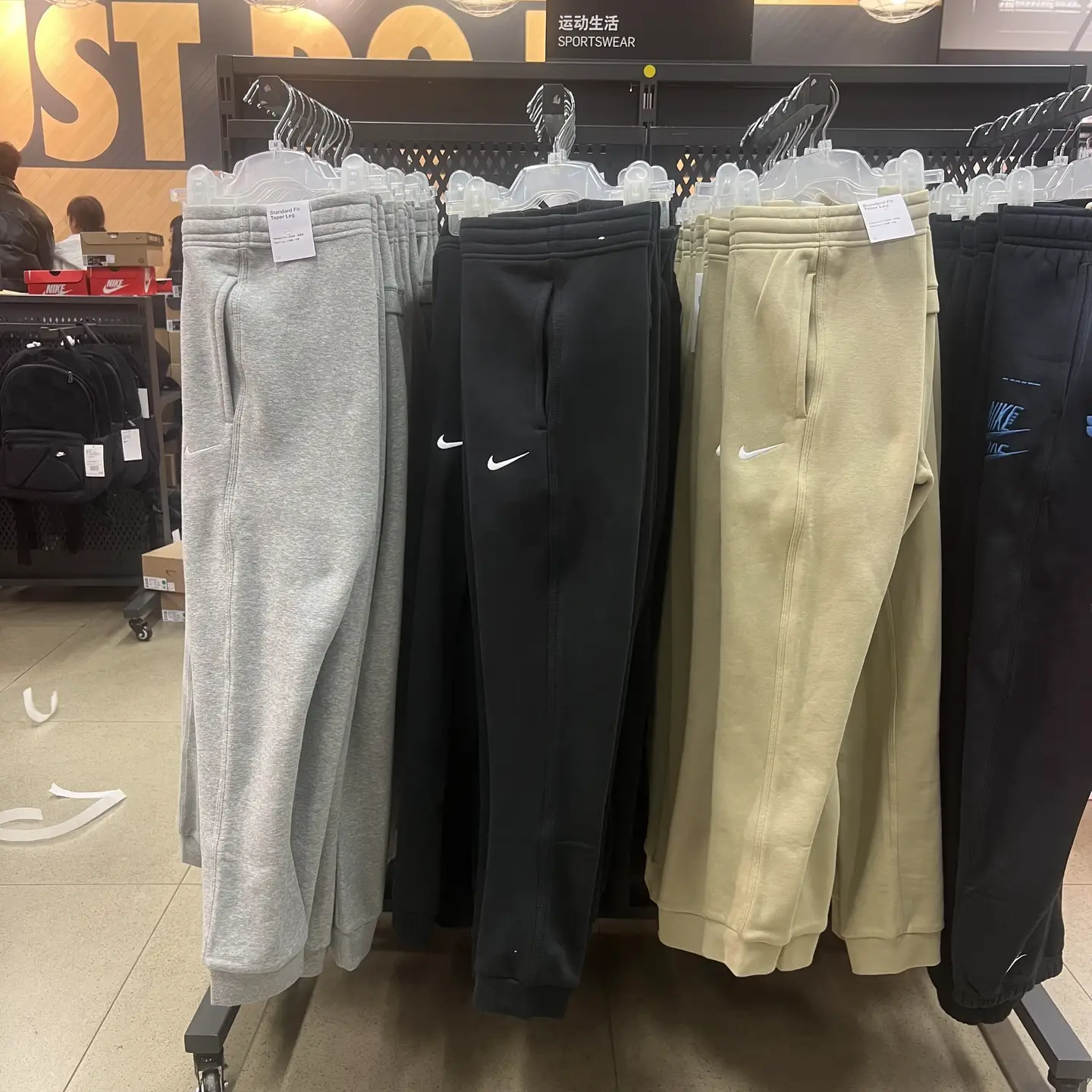 Authentic Nike Fall and winter Men's New arrival Knitting Athleisure Heattech Fleece-Lined Joggers pants 716831
