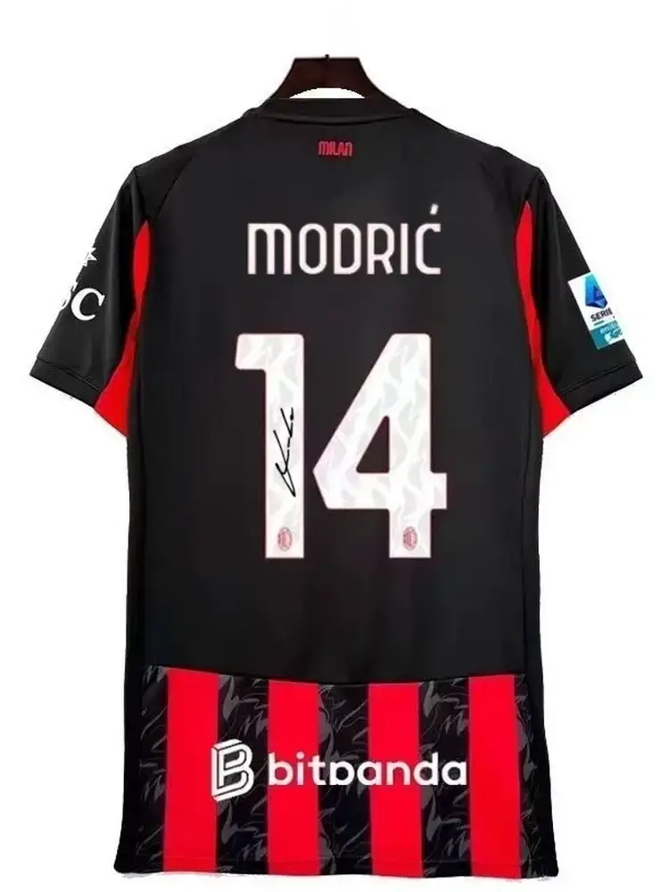 2526 Modric football Jersey soccer printed signature shirt
