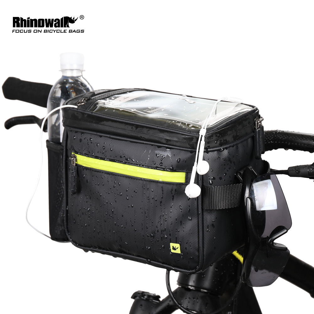 Rhinowalk Rhinoceros Bicycle Front Handlebar Bag Camera Bag 7inch Large Touch Screen Navigation Mobile Phone Bag Front Bag Low Price