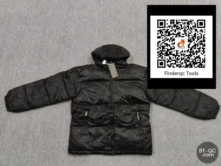 North American Winter 23 Trendy Brand All-Over Jacquard Hooded Cotton Jacket for Men and Women, Versatile and Warm Men's Coat