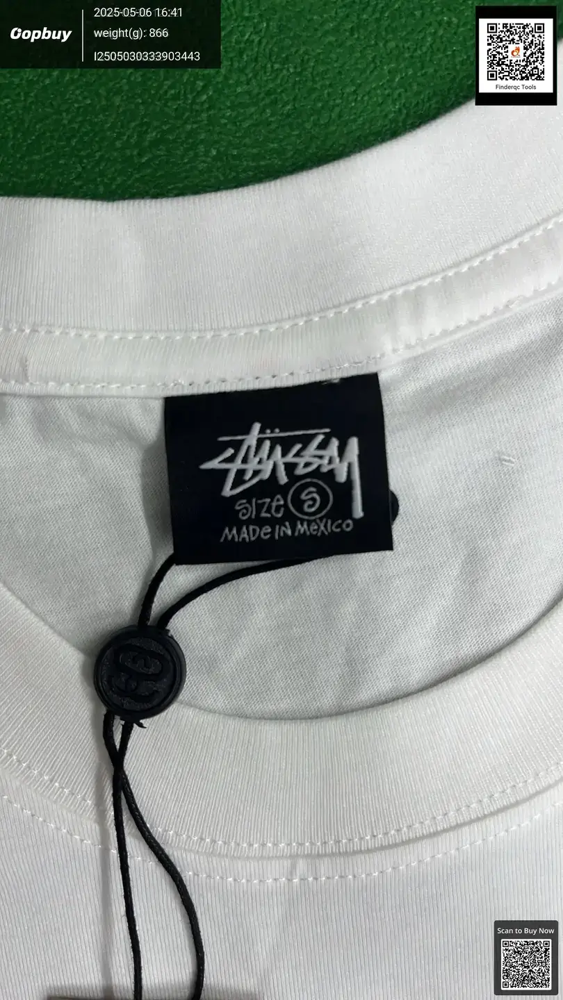 Stussy Classic World Tour Printed Letter T-Shirt