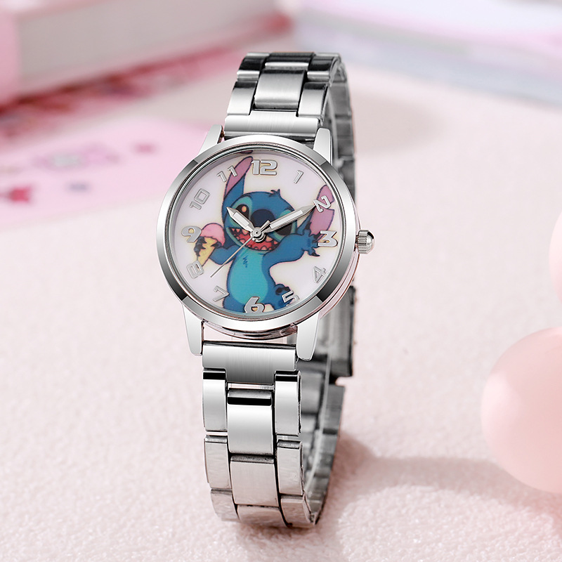 New Stitch Stitch Stitch Watches Steel Strap Life Waterproof Children Student Women Cartoon Watches