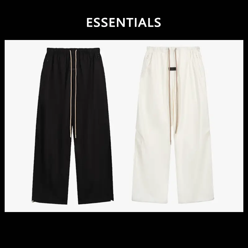 50% off Rim Fog Essentials Long Pants Wide Legs Straight-leg Men's Cloud Series High Street Spring New arrival Women