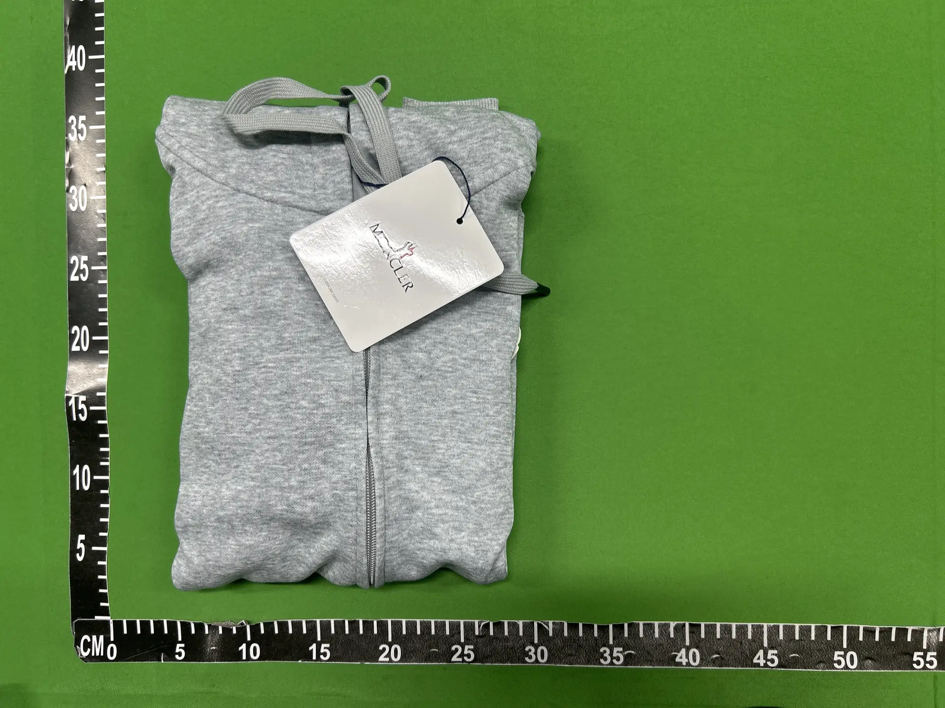 Moncler Grey Zip Hoodie