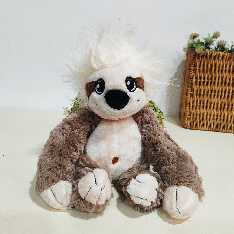 Cute Realistic Sloth Forest Animal Internet Celebrity Fox Raccoon Plush Toy Doll Gift Wholesale