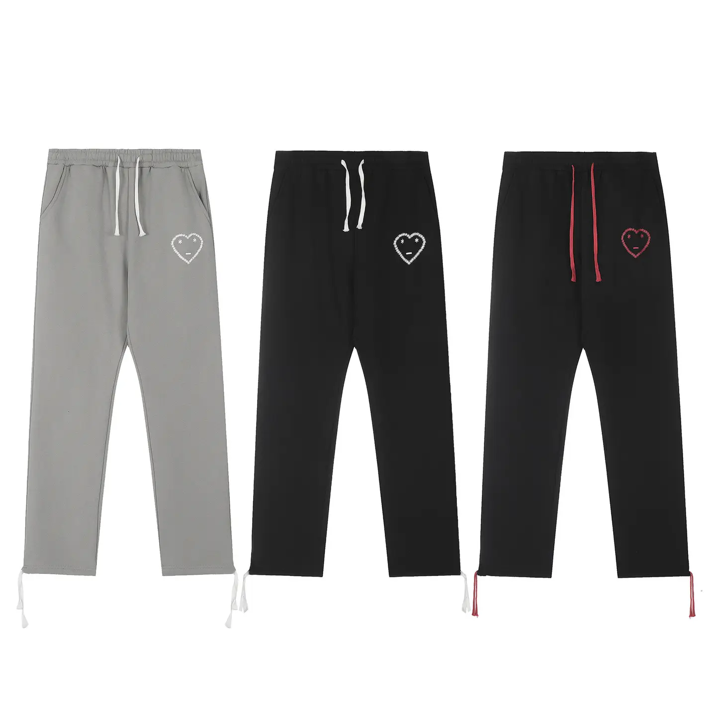 Cross-Border Foreign Trade European and American Trendy Brand Adwysd Sun Roll Fleece-Lined Hooded Sweatshirt Pants Men's and Women's Loose Casual Suit