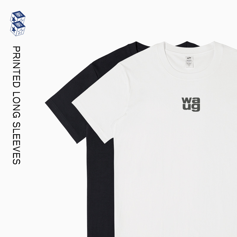 Men's Printed Bottoming Letter T-Shirt for Men and Women, Summer Trbottomy Brand Loose Round Neck Casual Short-Sleeved Ins Clothes