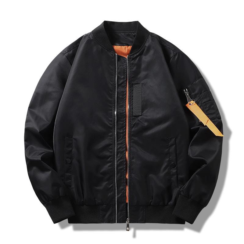 American High Street Baseball Jacket for Men 2025 Spring and Autumn New Trendy Brand Loose Casual Thickened Pilot Jacket