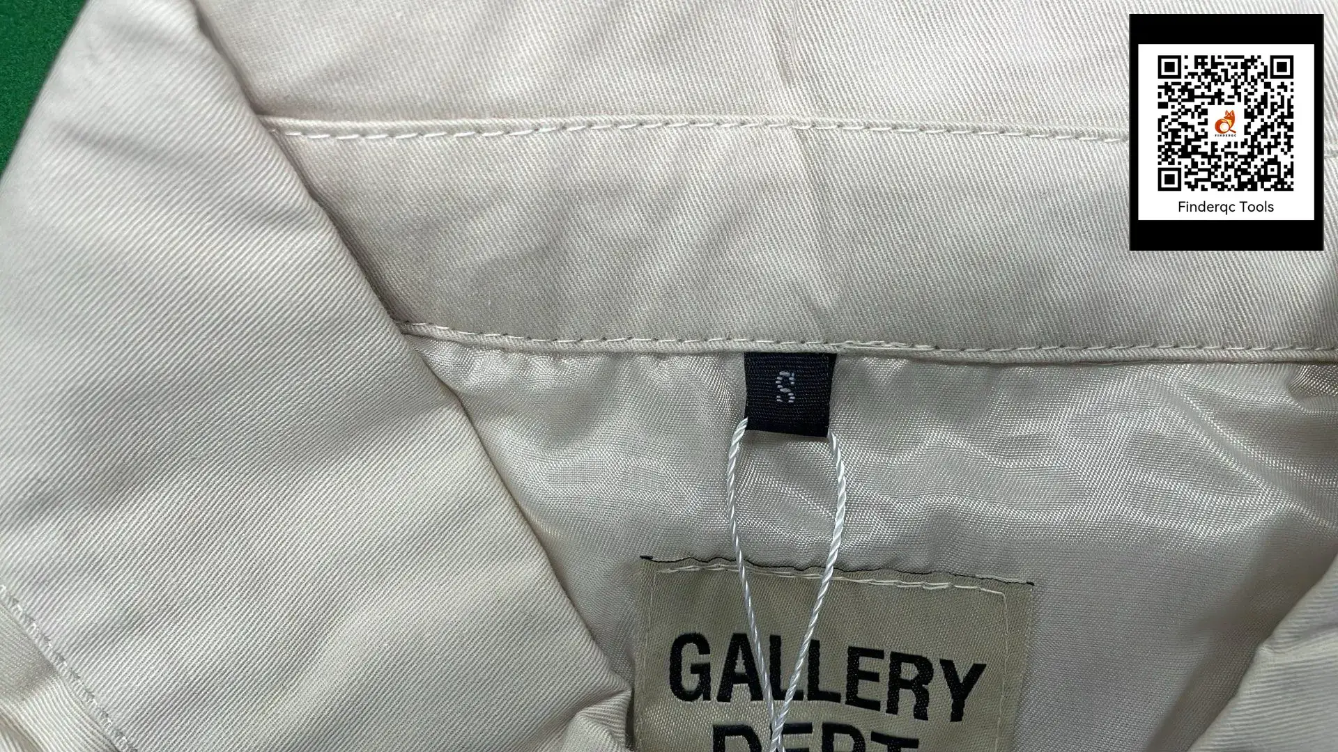 Correct version Gallery Dept new letter LOGO print coach jacket creamy-white zipper coat autumn and winter