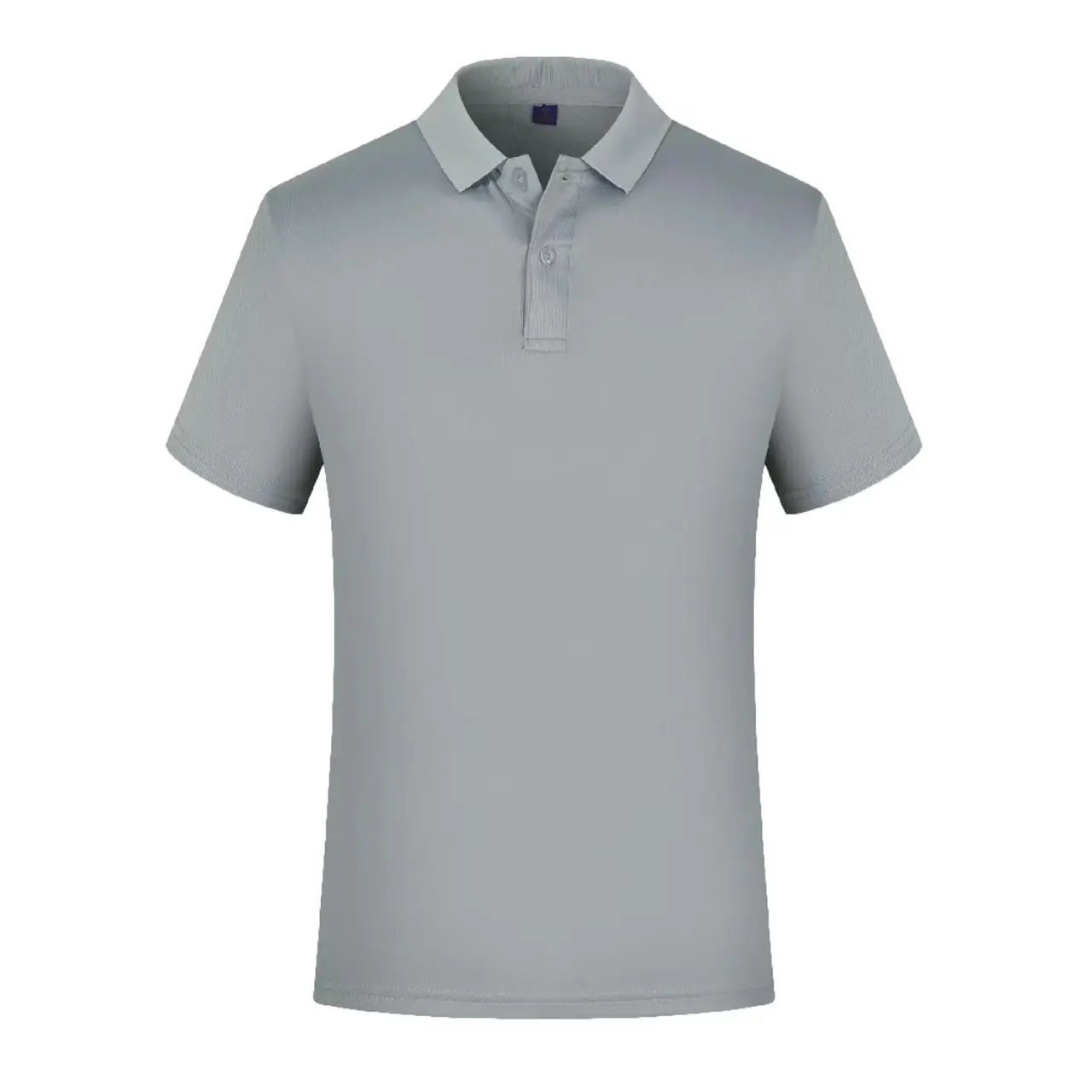 Lapel Polo Shirt Five-Color Pure Cotton Lapel Short-Sleeved Polo Shirt 477807 E