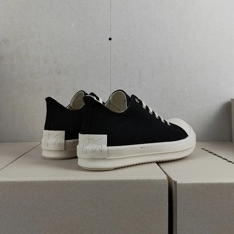 24Ssdrk European and American Men's Low-Top Shallow Lace-Up Canvas Shoes Student Casual Flats Women's Large Size Spot Sneakers