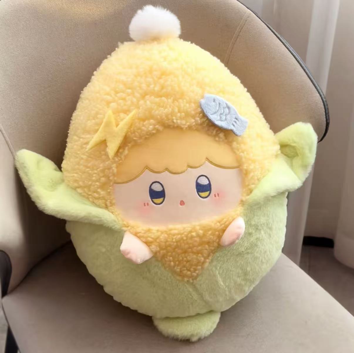 Cute, Soft, and Cuddly Sweet Corn Plush Doll Large Pillow Corn Plush Toy Birthday Gift for Women