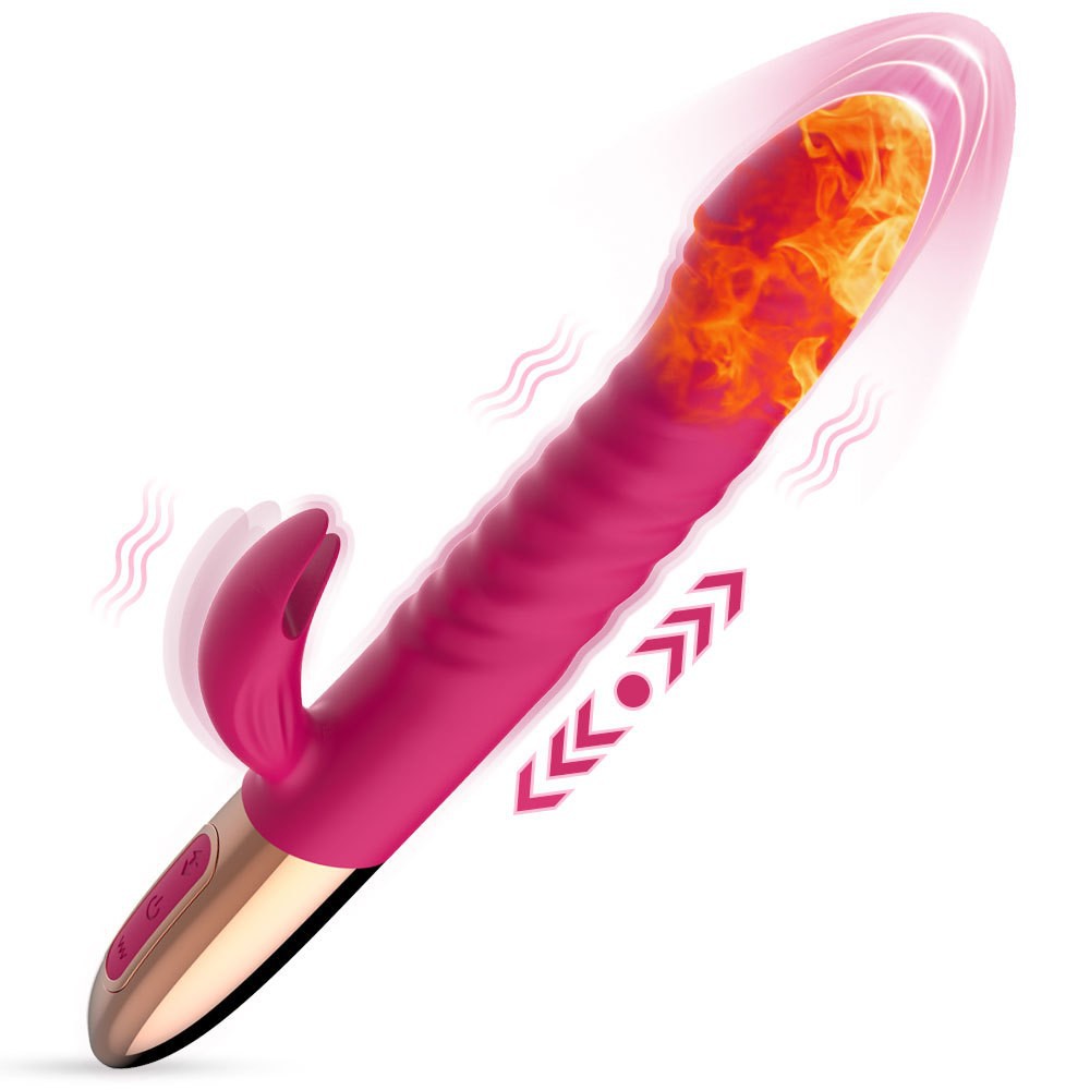 Female 10-Frequency Automatic Telescopic Heating Private Parts Insertion Orgasm  Sexy Adult Products Wholesale Dropshipping