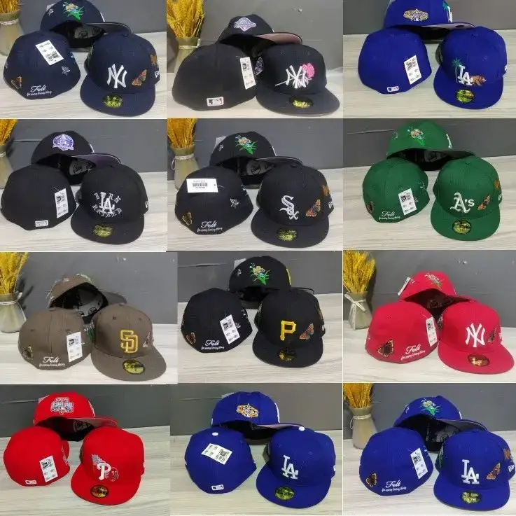 AAAAA Cross Border Baseball Cap Men's and Women's Korean Style Los Angeles Letter Embroidered Sports Cap Non-adjustable Size Hat