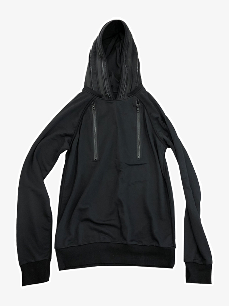 What Floor Are You On? Raf Simons Multi Zip Hoodie Rs Multi-Zip Hoodie Sweatshirt