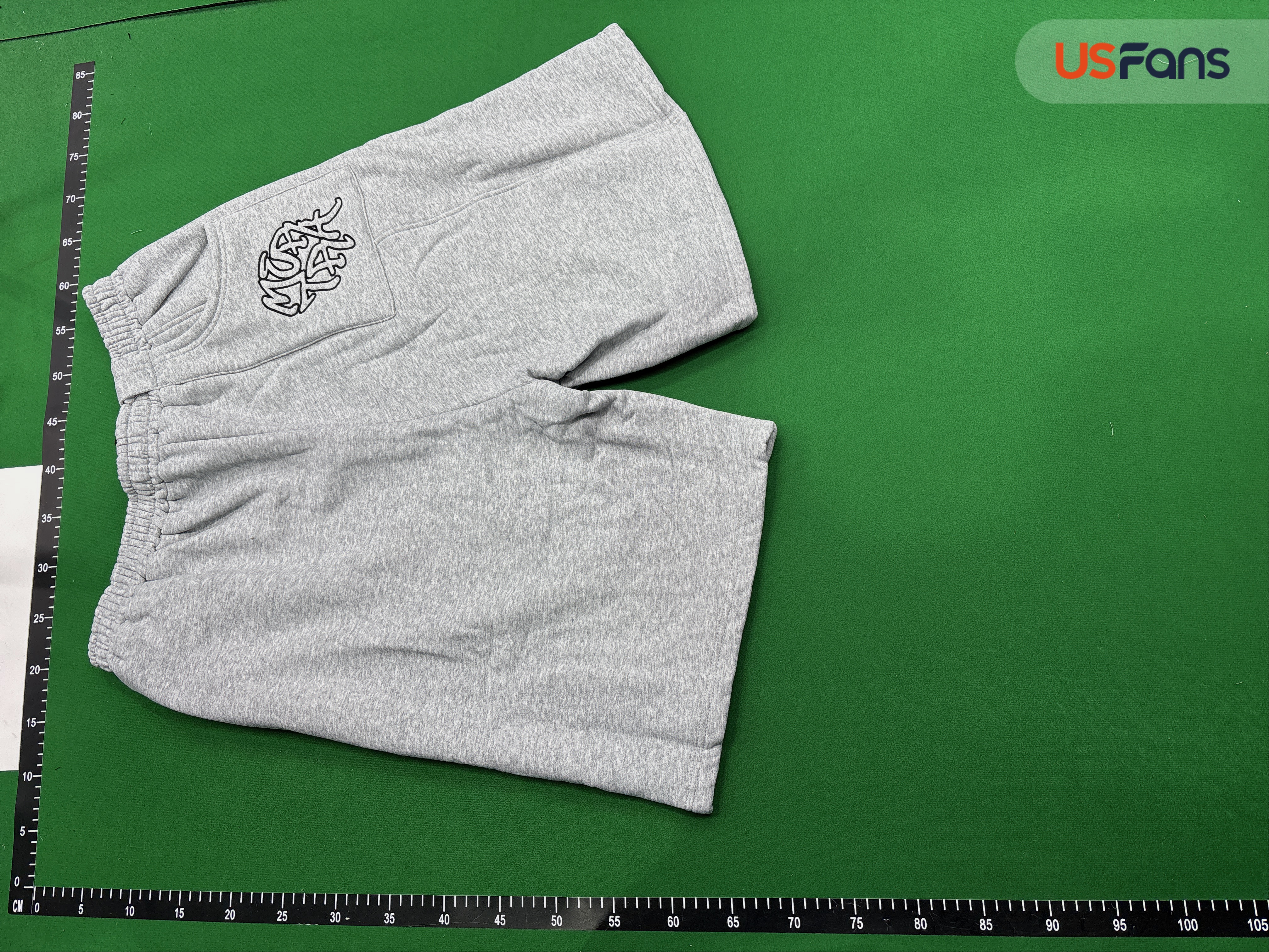Summer Trendy Mertra Embroidered Letter High Street Loose Hip-Hop Street Shorts for Men and Women Fleece-Lined Casual Pants — QC-foto 3