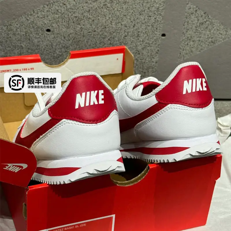Authentic Nike Men's Shoes 2025 Summer New arrival Cortez Breathable and Lightweight Fashion Soft Sole Abrasion Resistant Sports Running Shoes