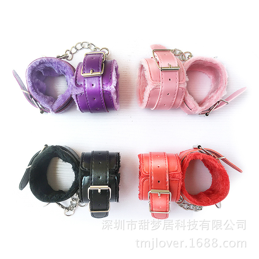 Sexy SM Plush Handcuffs Couple Sex Bound Handcuffs/Foot Cuffs Adult Flirting Alternative Sex Toy Supplies
