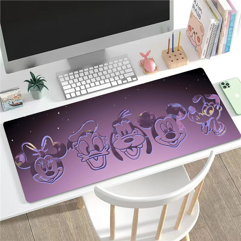 Advanced Gradient Anime Mouse Pad Oversized Creative Laptop Keyboard Non-Slip Edge Desk Mat