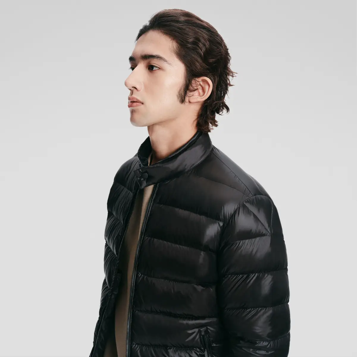 Nanny Goose [95 Quick-Drying Velvet] Men's Down jacket Stand Collar Outwear Ultra-Light Casual Thin Quick-Drying Velvet Winter Clothing