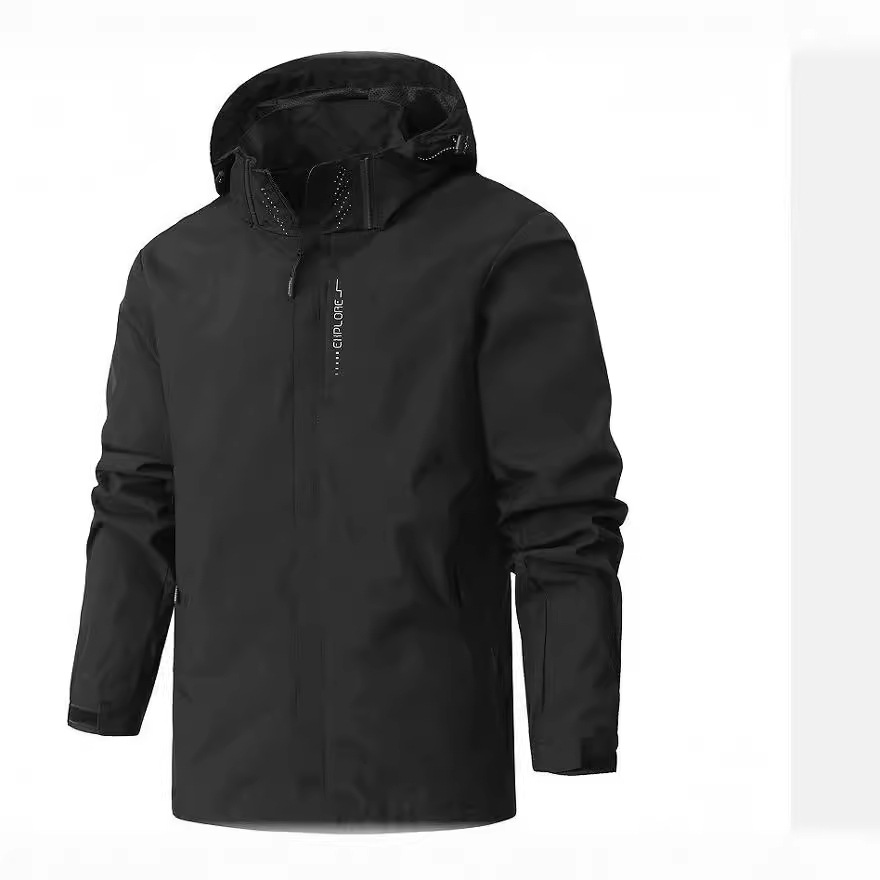 2023 spring and autumn cross-border couple jacket thin mountaineering outdoor jacket casual sports windbreaker hooded jacket for men