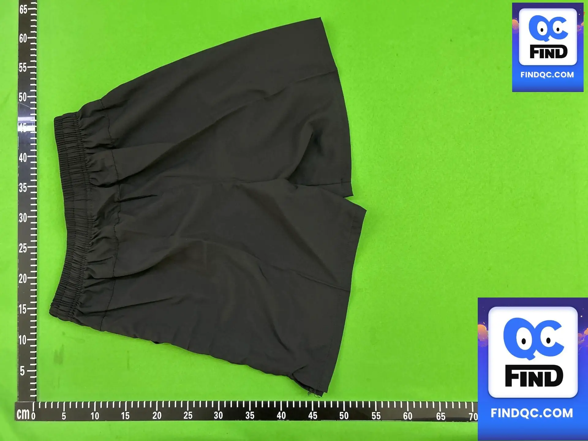 Black athletic shorts