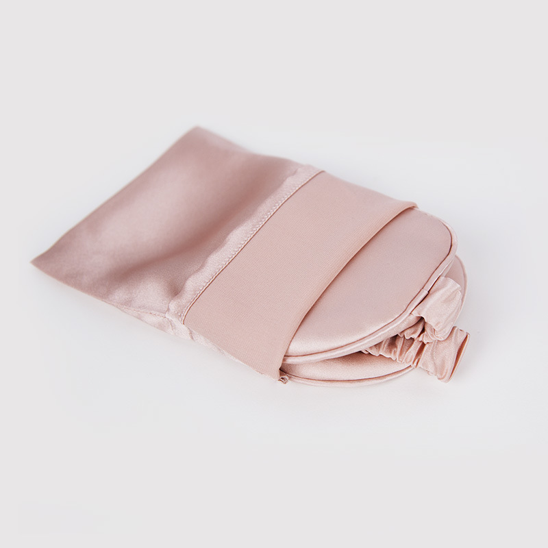 Butterfly Embroidery 22 Mumi Heavy Weight Silk Eye Mask Storage Bag Dustproof and Dirtproof Bag 100% Mulberry Silk Silk Bag Wholesale