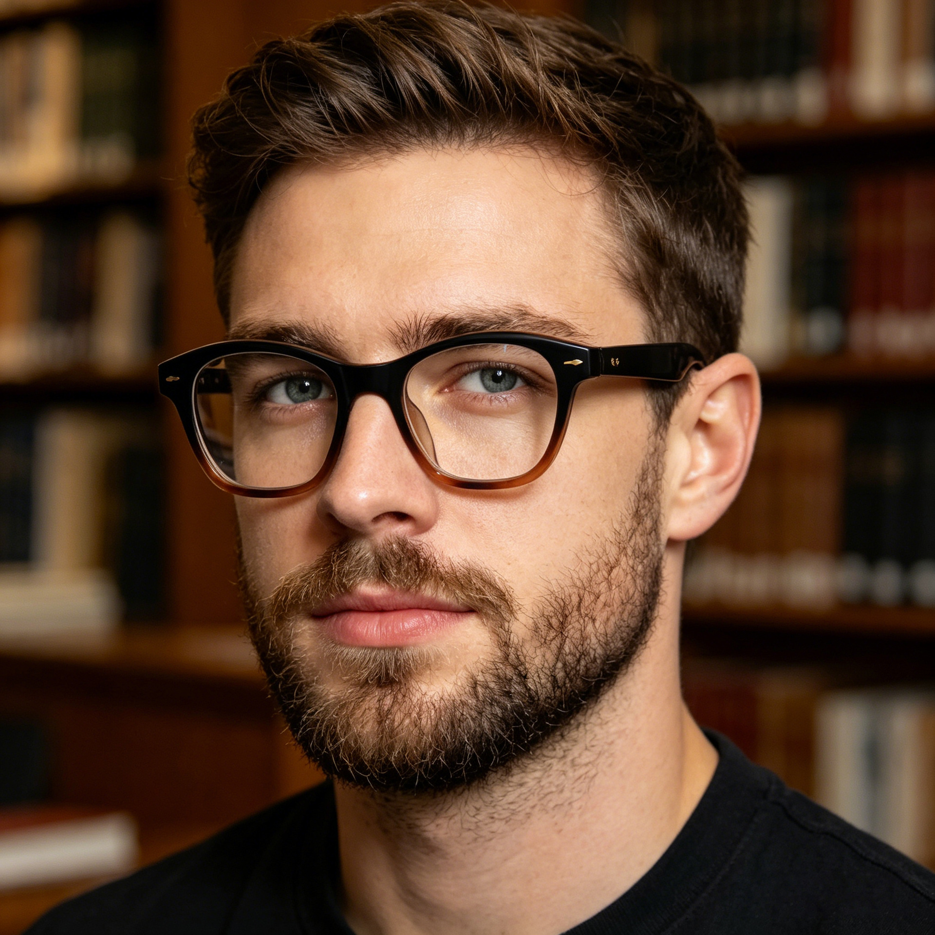 European and American Fashion Cat-Eye Optical Frames for Men, Non-Prescription, Can Be Fitted with Lenses, Vintage Anti-Blue Light Small Frame Eyeglasses Frame, Non-Prescription Frame