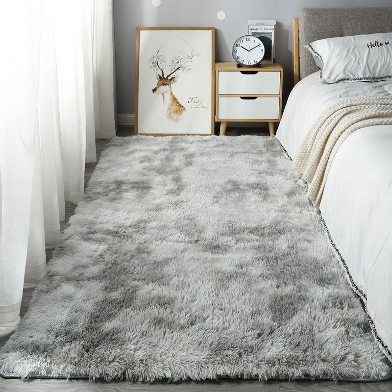 Carpet Covering the Entire Bedroom, Nordic Style, ins Living Room Coffee Table, Bedside, Girl's Room, Under-Bed Plush Trendy Blanket Floor Mat Fotografie QC de pe TAOBAO pe Qualit.ly