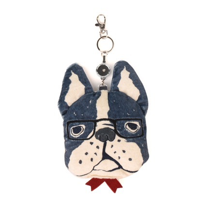 Japanese Kusuguru Paul Embroidered Card Holder Card Bag Bus Card Holder Cartoon Telescopic Buckle Bag Pendant 302