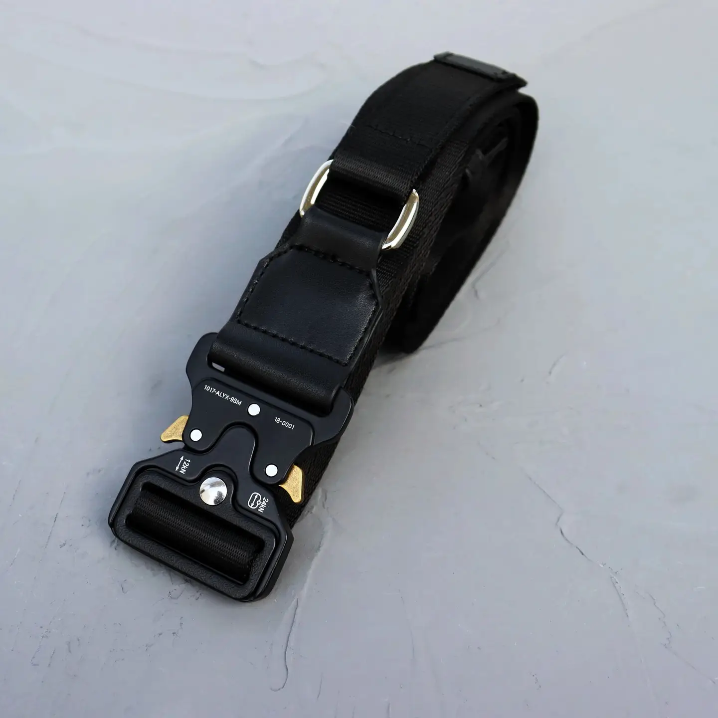 1017 Alyx 9Sm Silver Metal Safety Buckle Wide Belt Cargo Pants Belt Hip-Hop Trendy Versatile Unisex