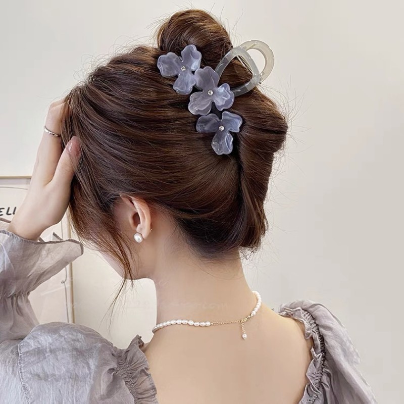 Super Fairy Flower Grab Clip Large Hair Shark Clip Hair Clip Internet Celebrant Hair Clip New Explosions Hair Clip Headwear Hair Grab