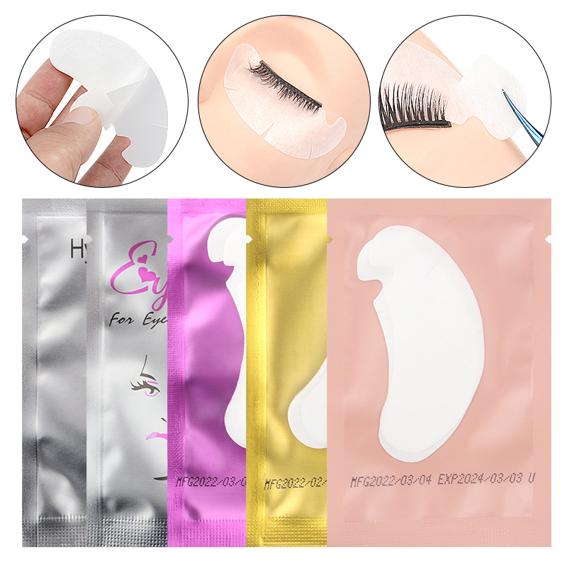 Wholesale Disposable Grafted Eyelash Isolation Eye Patch U-Shaped Incision Non-Woven Hydrogel Lower Eyelash Spacer