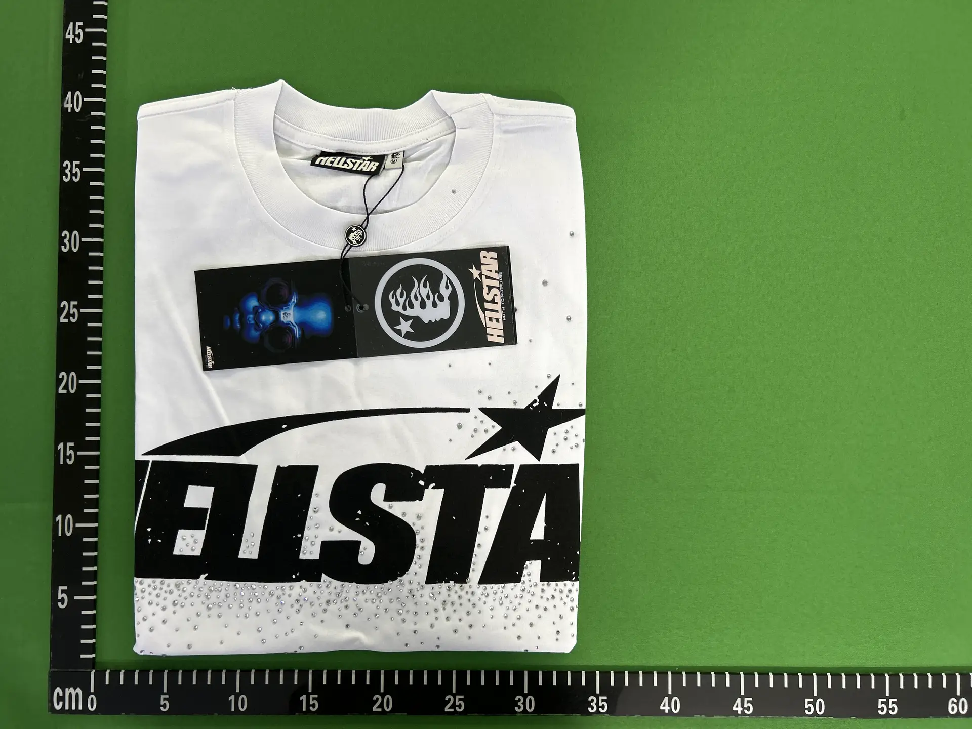 Hellstar White Cotton Short Sleeve T-Shirt